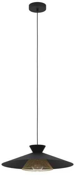 Eglo 43885 - Csillár zsinóron GRIZEDALE 1xE27/40W/230V