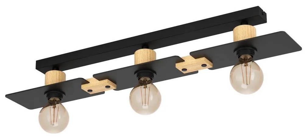 Eglo 43751 - Mennyezeti lámpa BRAMERTON 3xE27/40W/230V