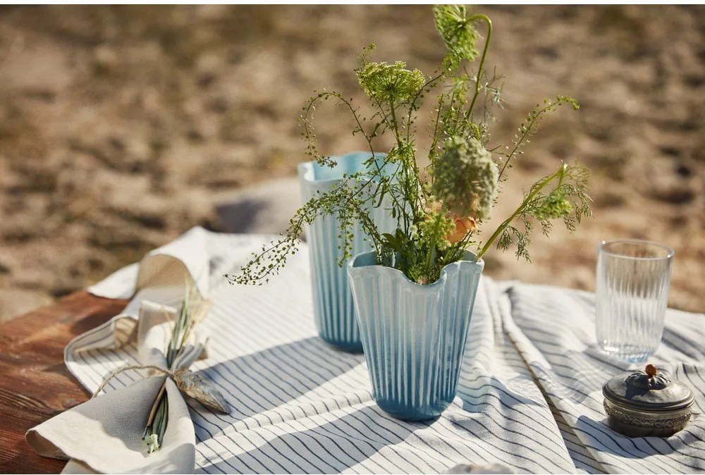 Világoskék kerámia váza (magasság 20,5 cm) Hammershøi – Kähler Design