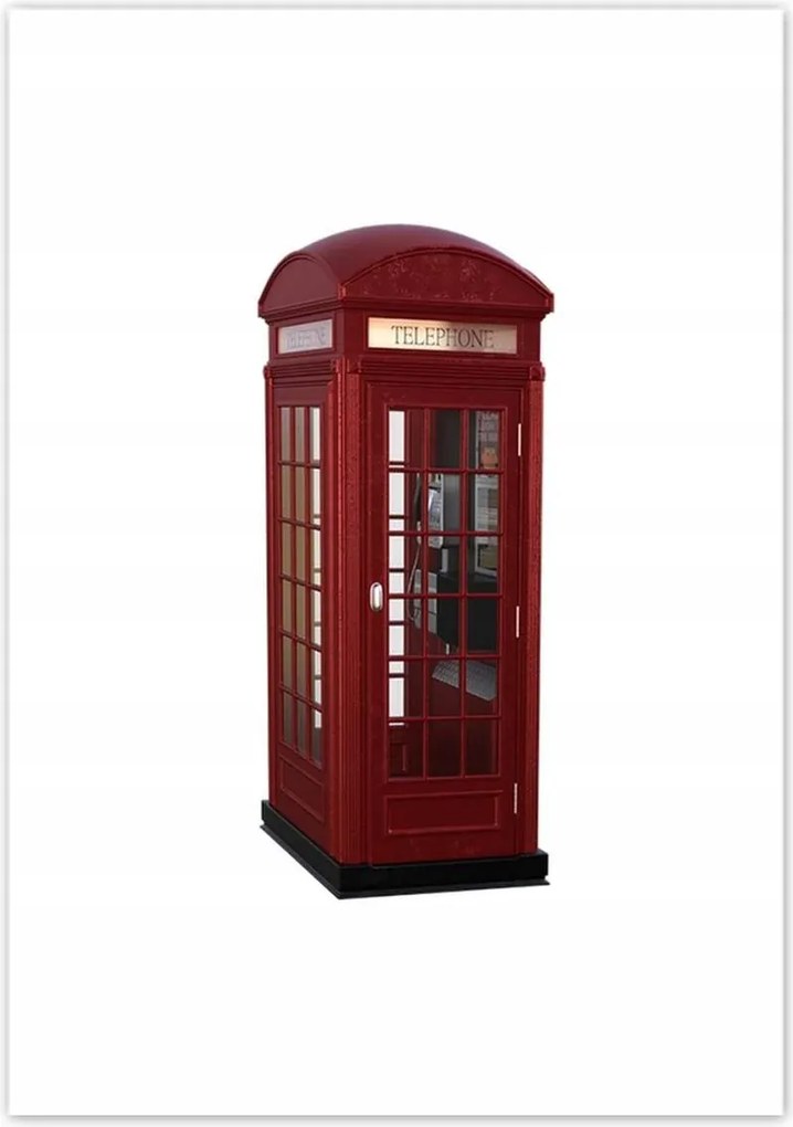 Poszterek 70x100 Piros angol bódé