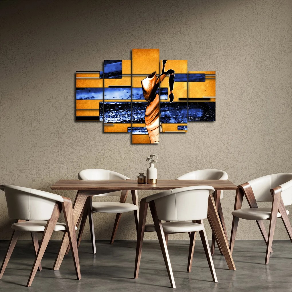Egy absztrakt festmény képe (150x105 cm)