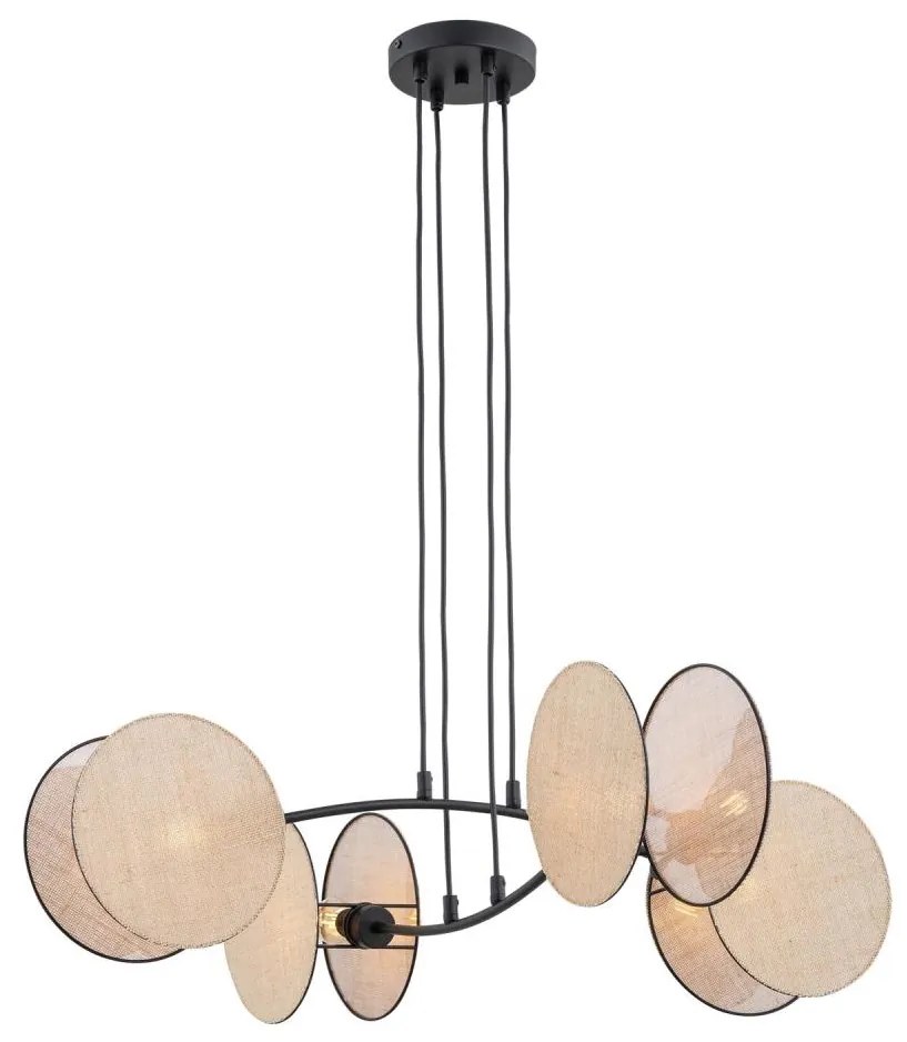 Csillár zsinóron MOTIF 4xE14/10W/230V bézs