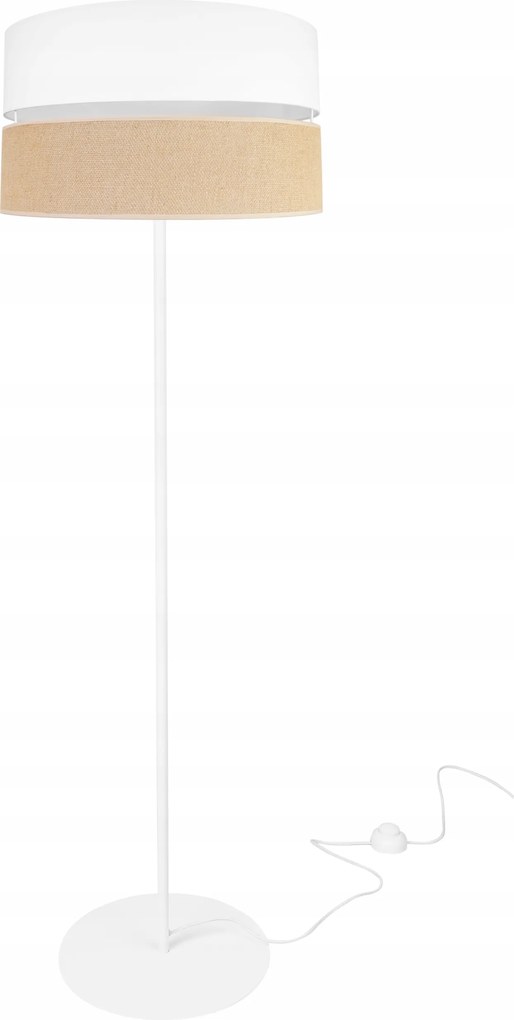 Álló Lámpa Fém Lámpabúra 40CM Fehér