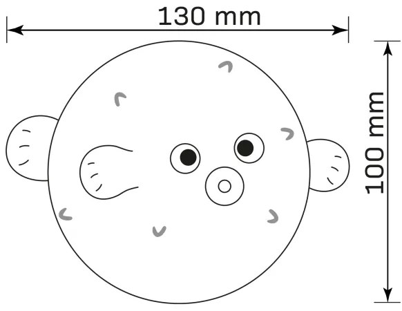 LED RGBW Dimmelhető gyermek érintős lámpa HELA LED/1W/5V USB 1200 mAh rózsaszín