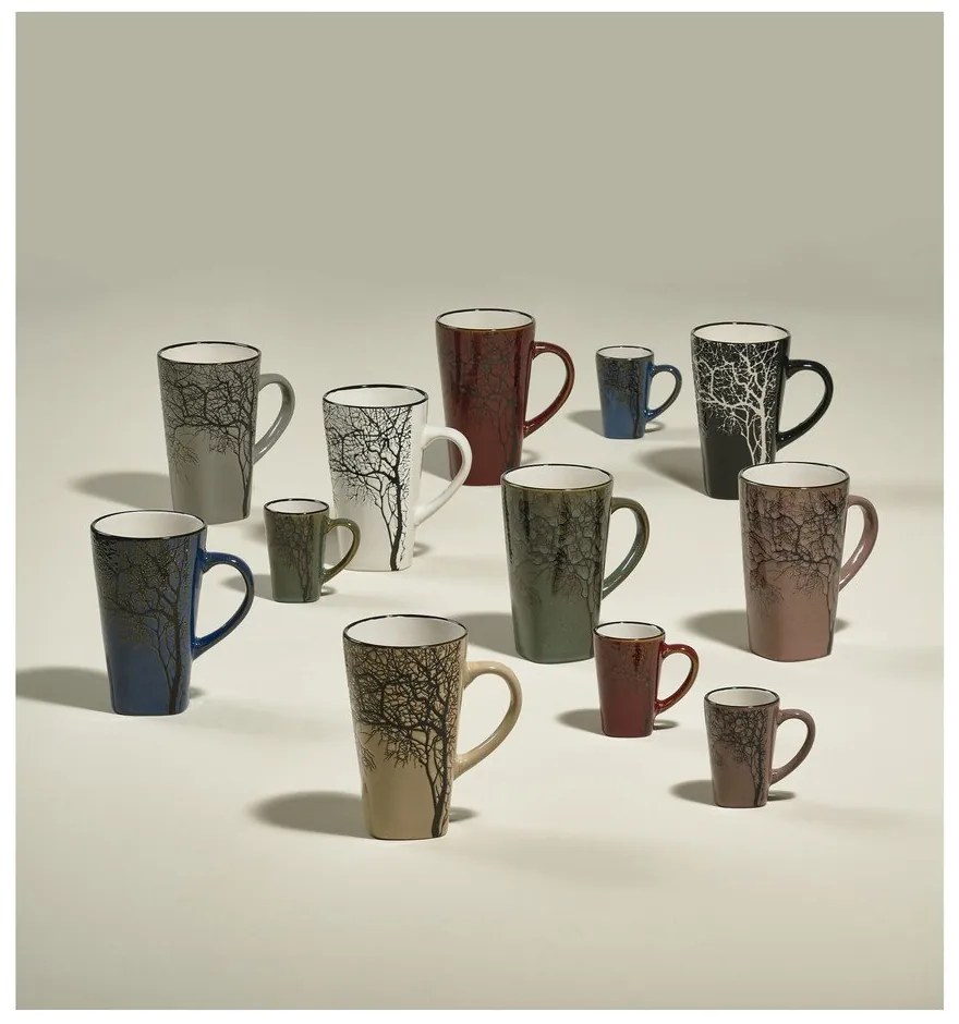 Világos rózsaszín agyagkerámia eszpresszó bögre szett 4 db-os 100 ml Hela – Villa Collection