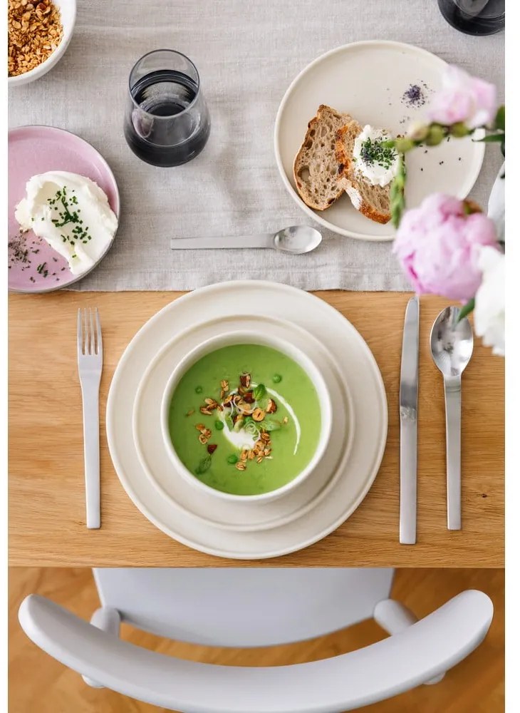 Ezüstszínű rozsdamentes acél evőeszköz készlet 24 db-os Boldi – FABINI