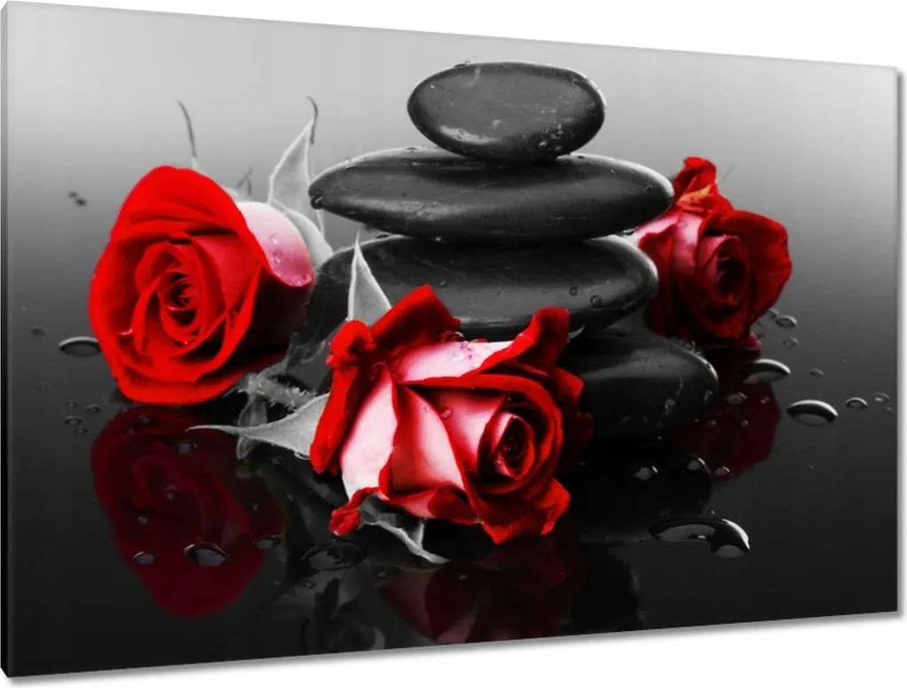 Vászonkép 120x80 Rózsák Neki Valentin napra