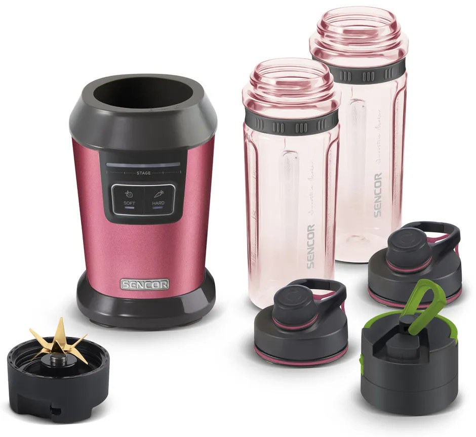 Sencor SBL 7174RD smoothie mixer, sötét rózsaszín