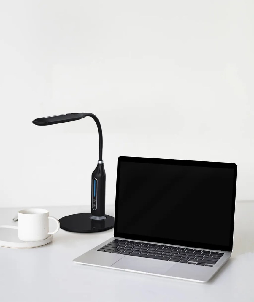 KAJA K-BL1072 CZARNY MIDA Fekete Színű Asztali Lámpa 8W LED 700Lm 3000-6300K IP20