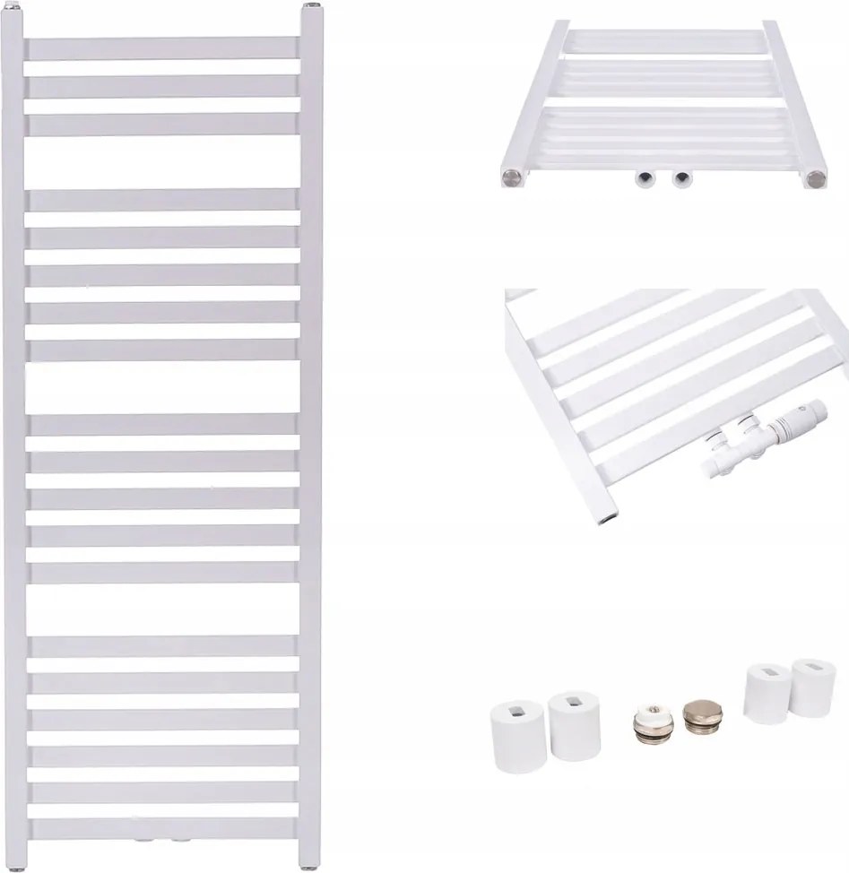 Fürdőszobai radiátor Vario 120/40 Fehér Matt 50mm