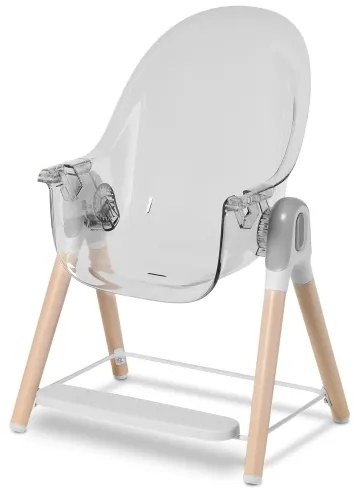 Lionelo - Gyermek étkezőszék MAYA fehér bükk