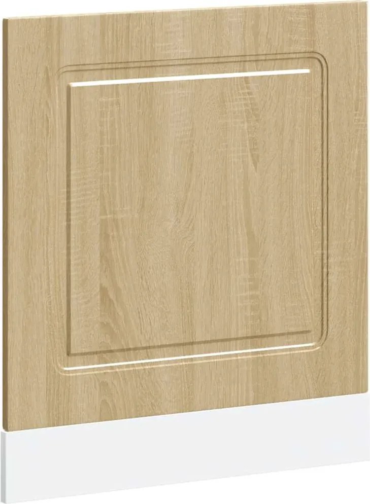 vidaXL mosogatógép panel Kalmar sonoma tölgy 60x1,5x67 cm mérnöki fa