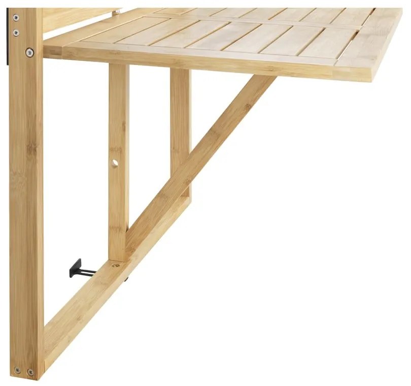 Bambusz kerti kisasztal 44x64 cm Waikiki – Wenko