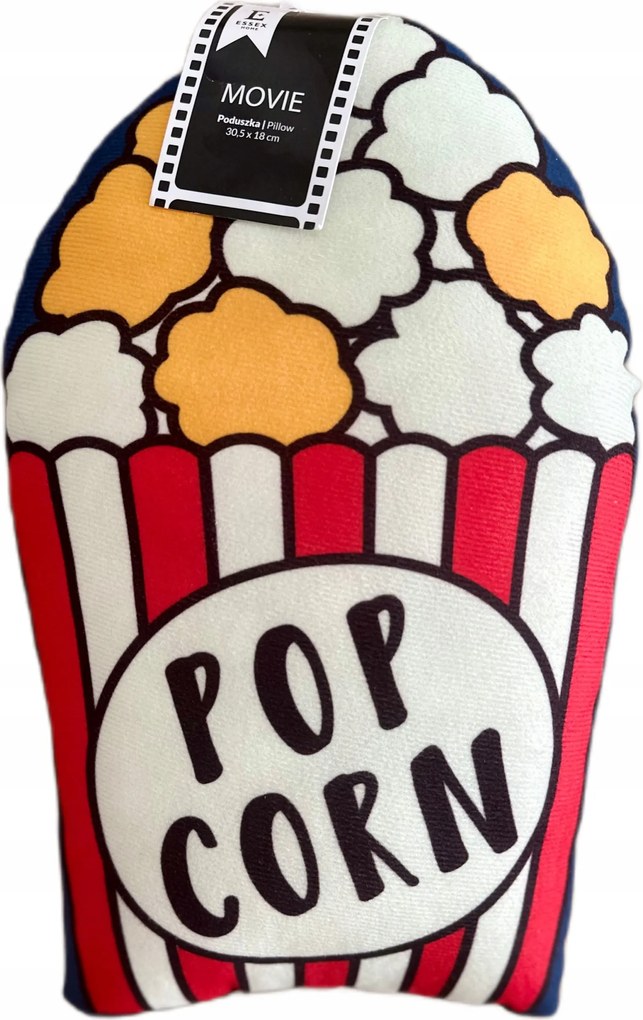 Popcorn alakú díszpárna Movie mozipárna