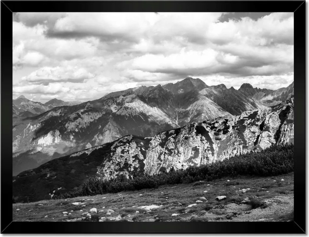 Poszterek keretben 40x30 Tátra Lengyel hegyek Kilátás