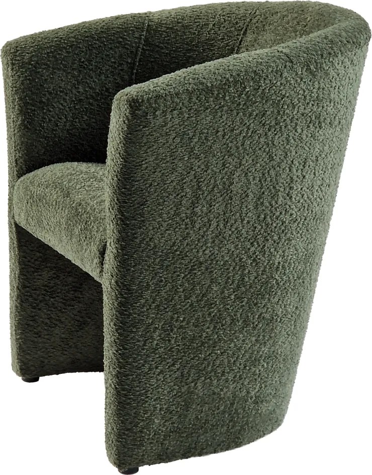 Klub fotel, zöld Coral anyag, CUBA