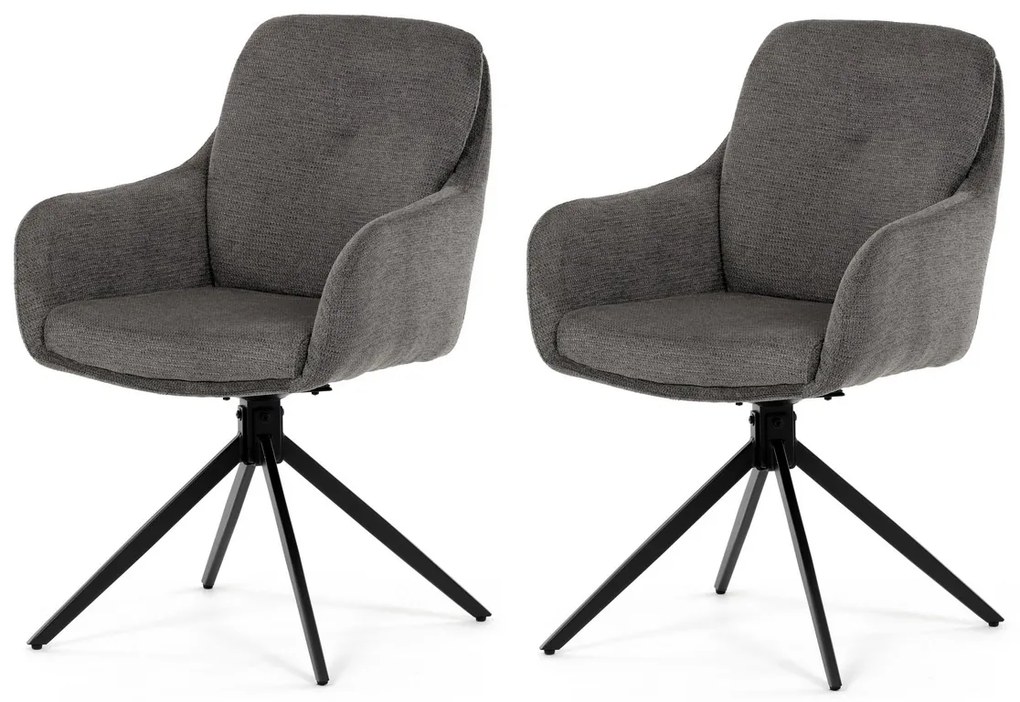 Étkezőszék-készlet visszahúzható mechanizmussalDCH-P3174 GREY2, 2 db