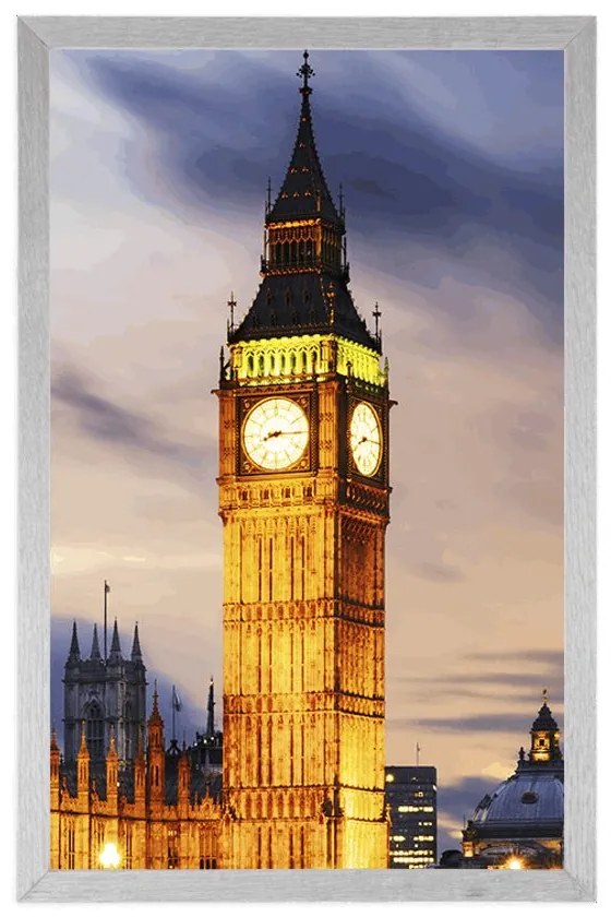 Big Ben éjszakai poszter Londonban