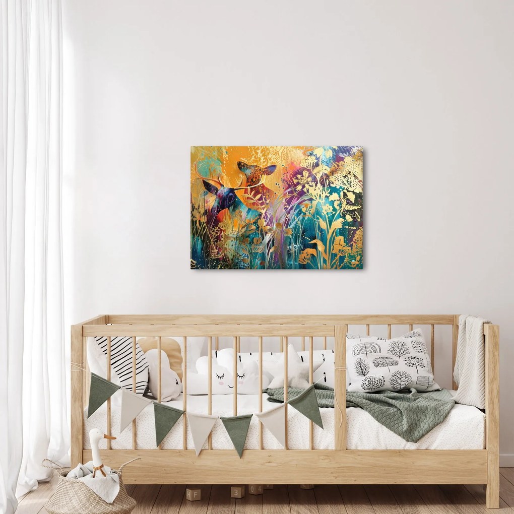 Kép - Absztrakt festmény a természetről (70x50 cm)