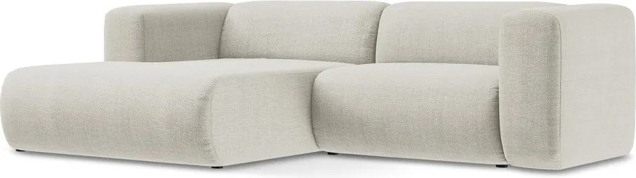 Bézs sarokkanapé (bal oldali-heverő résszel) Ekahi – Makamii