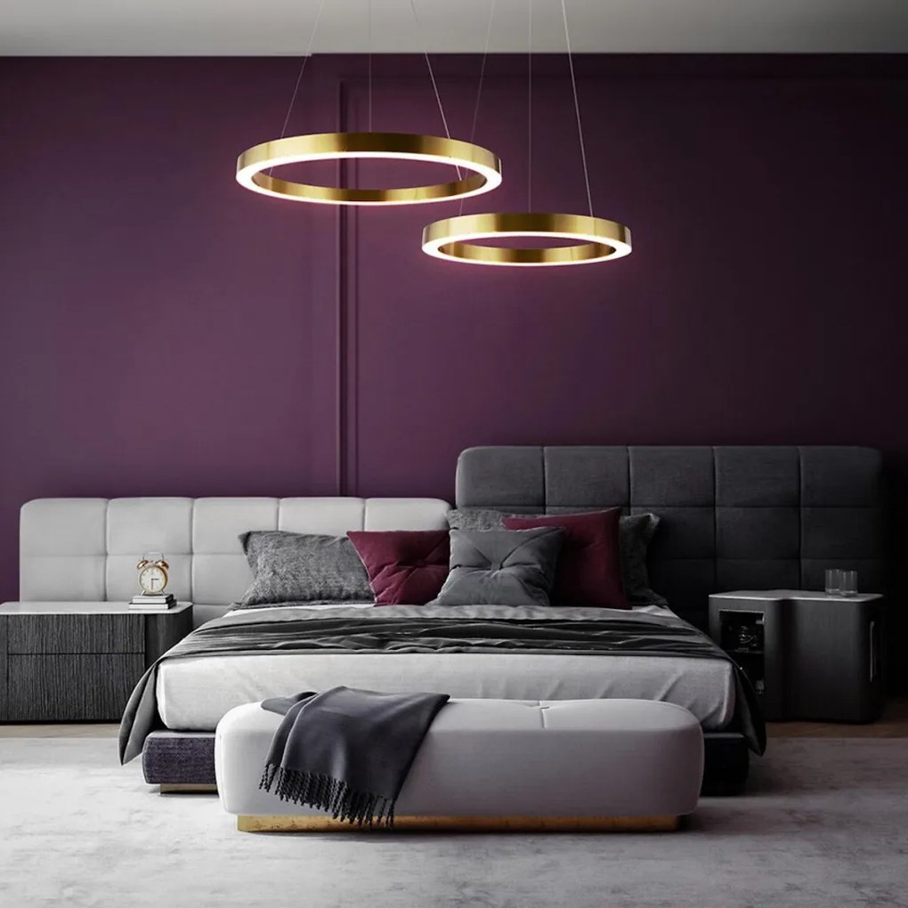 MAYTONI MOD415PL-L45BS4K SATURNO Modern Led Függesztett Lámpa Sárgaréz LED IP20