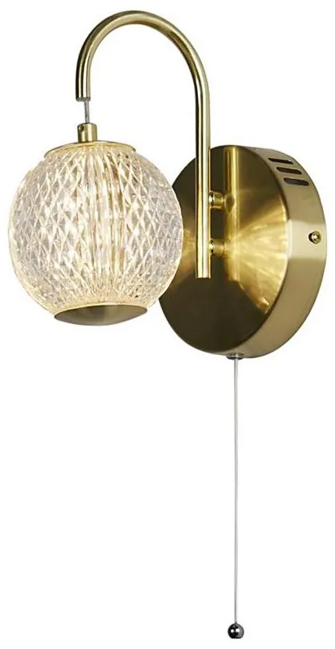 Searchlight 51481SB - LED fali lámpatest ALLURE LED/5W/230V