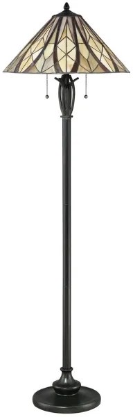 Elstead QZ-VICTORY-FL - Tiffany VICTORY állólámpa 2xE27/60W/230V