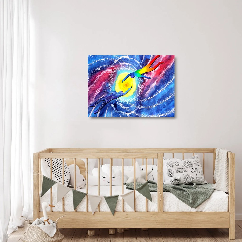 Kép - Érintés (üvegen) (70x50 cm)