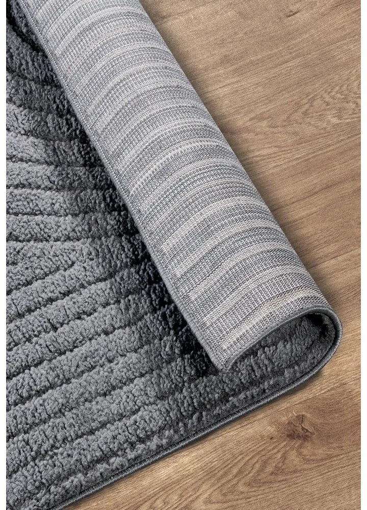 Antracitszürke szőnyeg 160x235 cm Panglao New York Anthracite – Elle Decoration