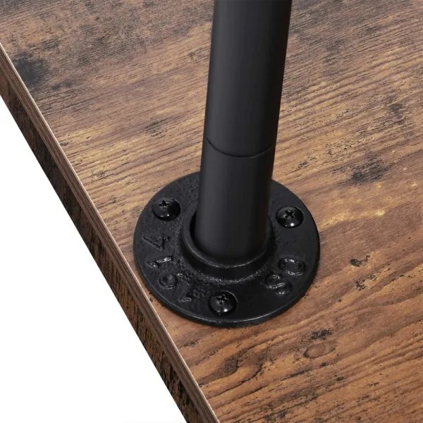 LINEA mobil álló ruhafogas, barna/fekete