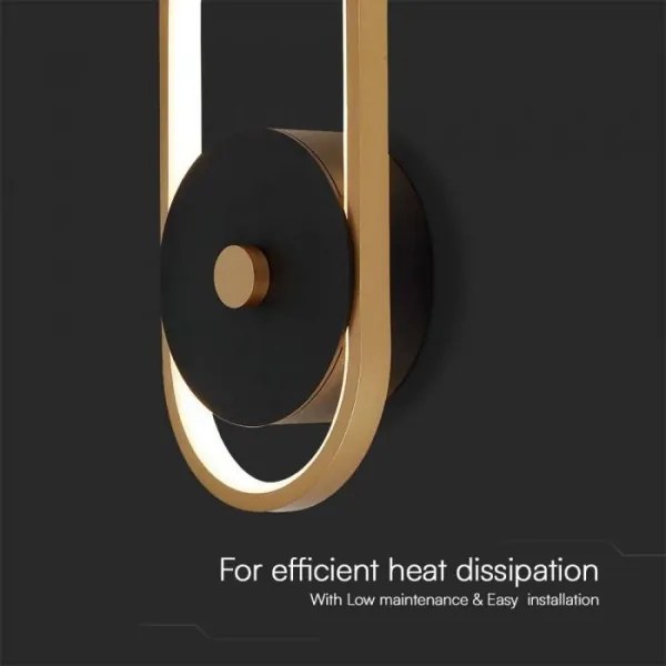 LED Kültéri fali lámpa LED/15W/230V IP54 4000K réz