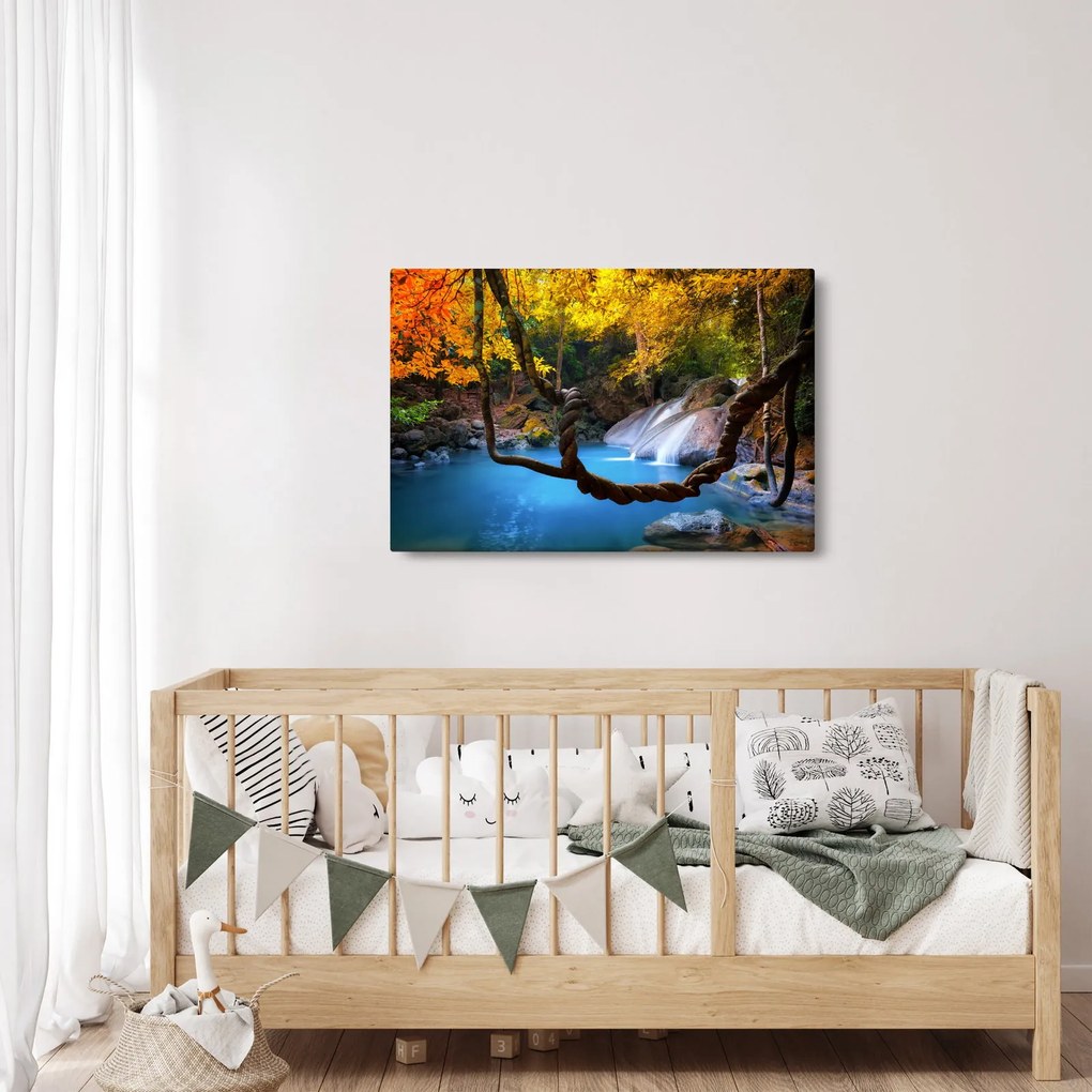 Kép - Vízesések Ázsiában (90x60 cm)