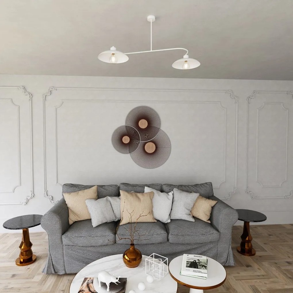 Emibig modern mennyezeti lámpa foster fehér emi1354/2