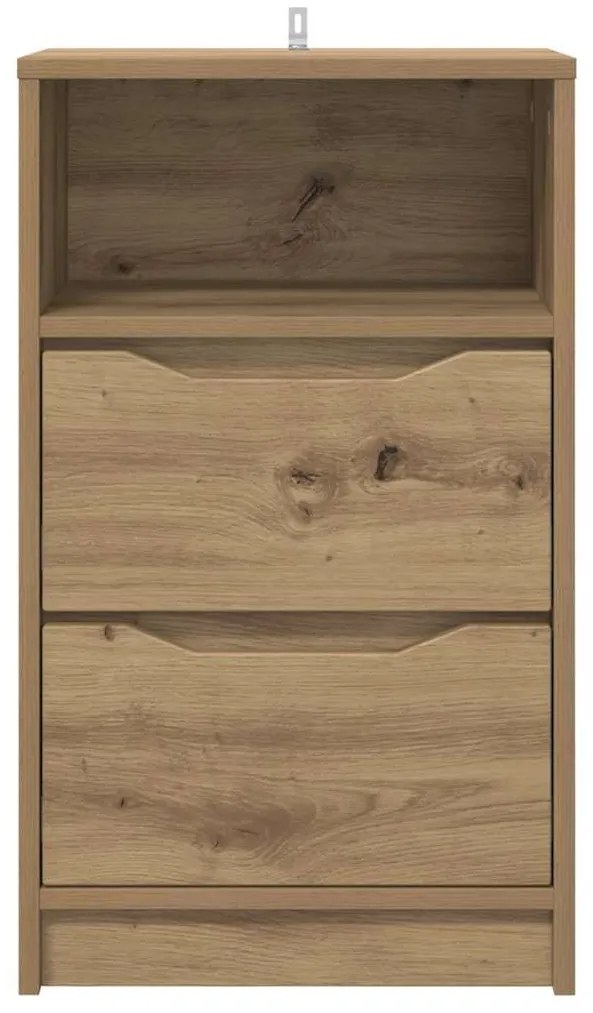 vidaXL Éjjeliszekrények 2 pcs Artisan tölgy 40 x 30 x 467 cm Faanyag