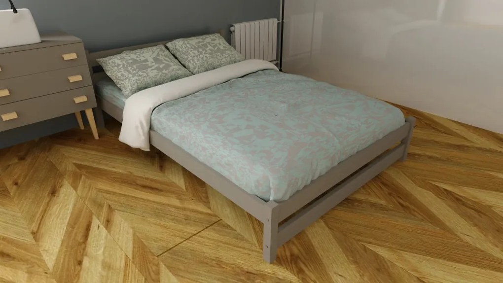 Kamilla Szürke fenyő ágykeret 80x200 + ajándék ágyráccsal