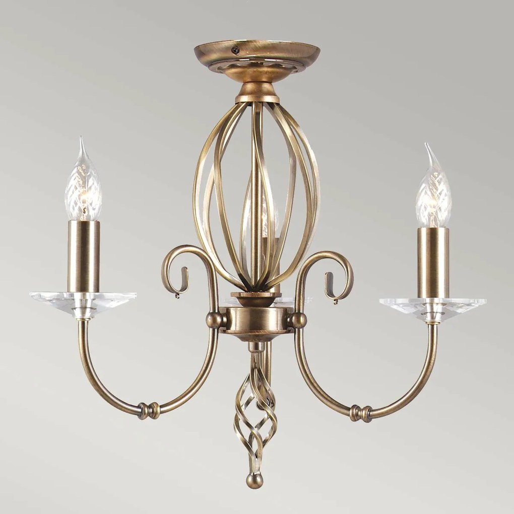 Elstead klasszikus csillár aegean sárgaréz elsag3-aged-brass