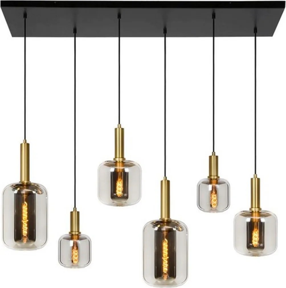 Lucide JOANET 45494/06/65 Függőlámpa 6x40w/e27 ip20