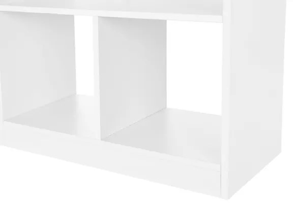 DOVARO fehér könyvespolc