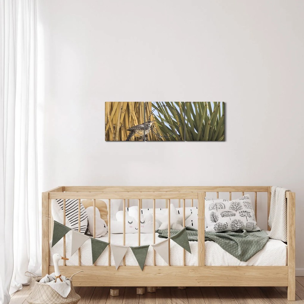 Kép - Ökörszem (órával) (90x30 cm)