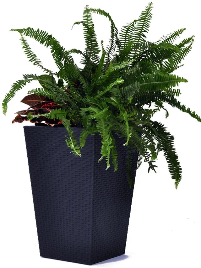 Keter Rattan kaspó S 23,6 l grafit