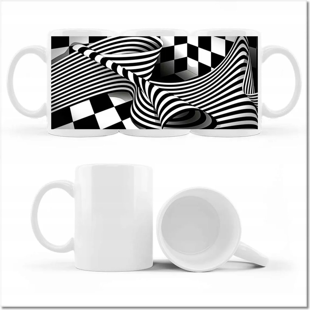 Nyomtatott bögre Absztrakt Geometria