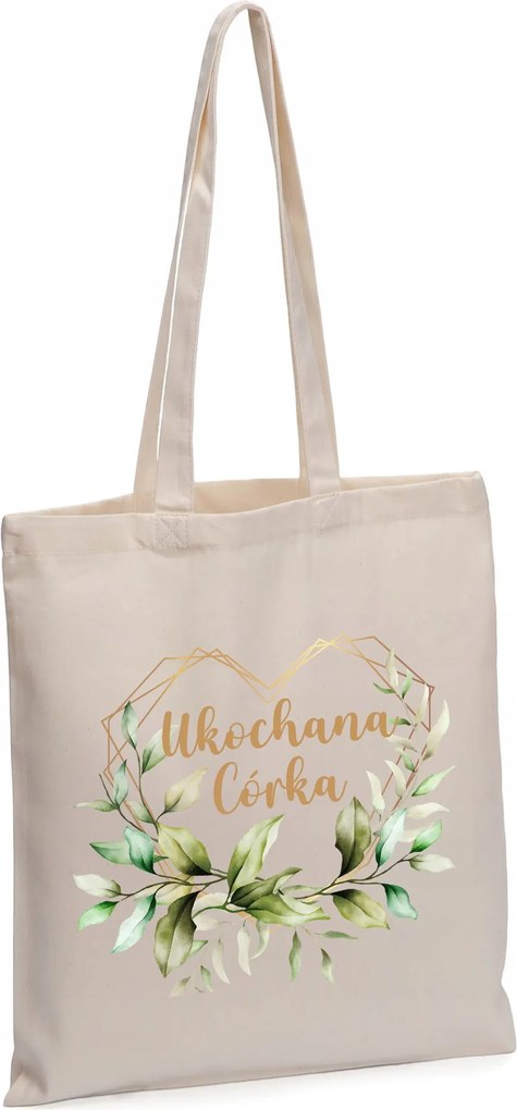 Öko Táska Pamut ekrü Szeretett Lánya áldozási ajándék TT_637_e