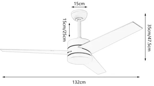 Immax NEO 07285L - LED+CCT dimmelhető mennyezeti ventilátor VARIABLE 24W/230V Wi-Fi Tuya + távirányító