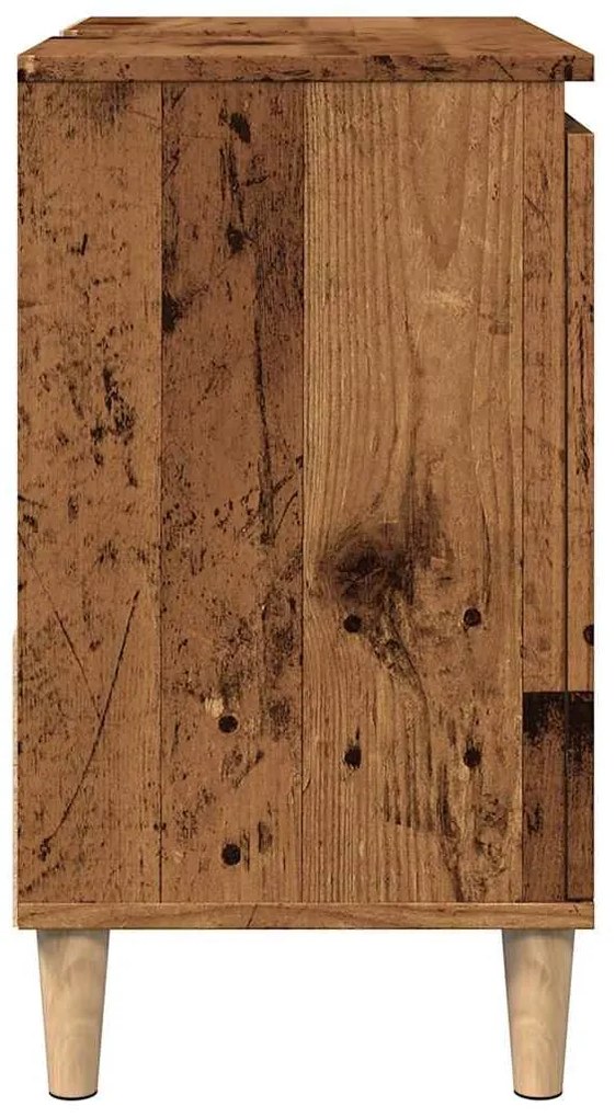 antik fa színű mosdószekrény 65 x 33 x 60 cm