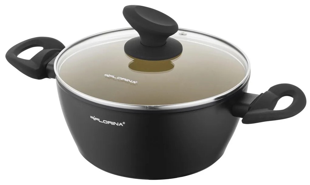 Florina Alumínium pot with lid AmVegan by MateuszGessler, 20 cm, 2,1 l