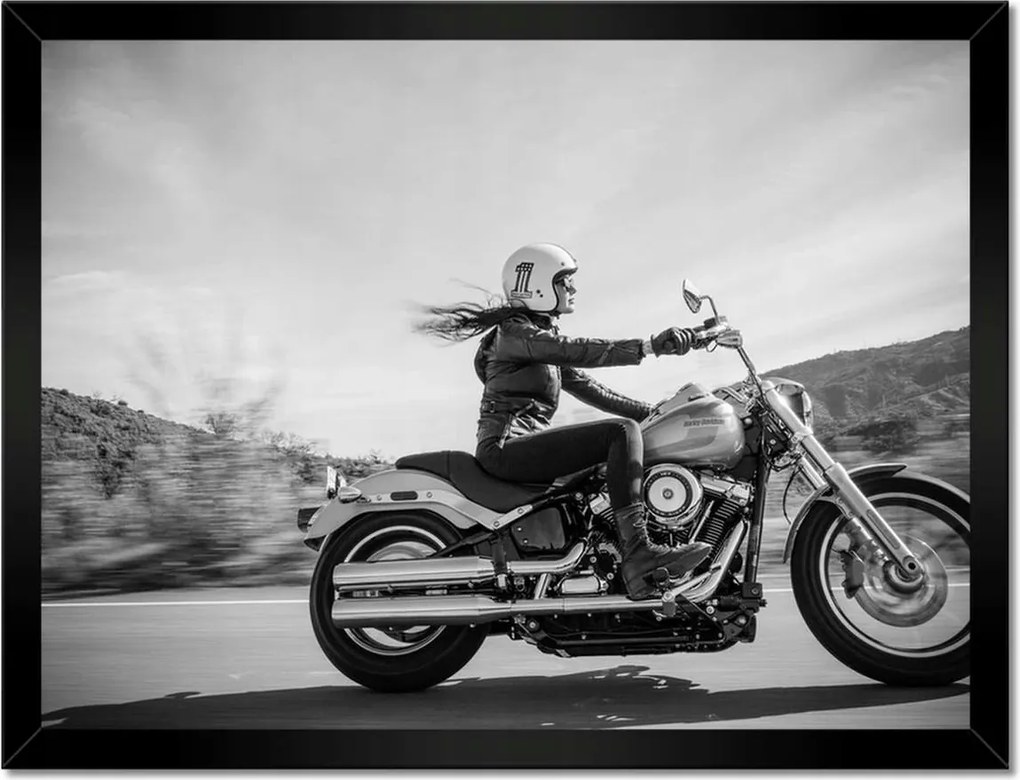 Poszterek keretben 40x30 Harley Davidson Motorkerékpár