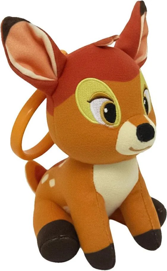 Disney Bambi Cute 3D plüss figura akasztóval, táskadísz 15 cm
