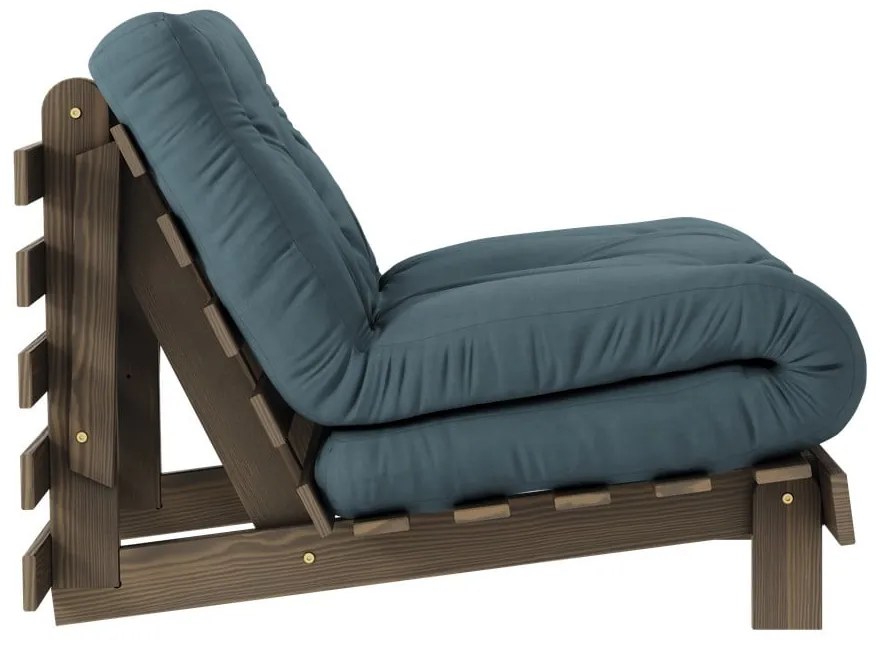 Petróleumkék fotel Roots – Karup Design