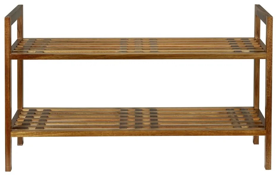 Natúr színű akácfa cipőtartó állvány 69x40,5x27 cm Fondi – Wenko