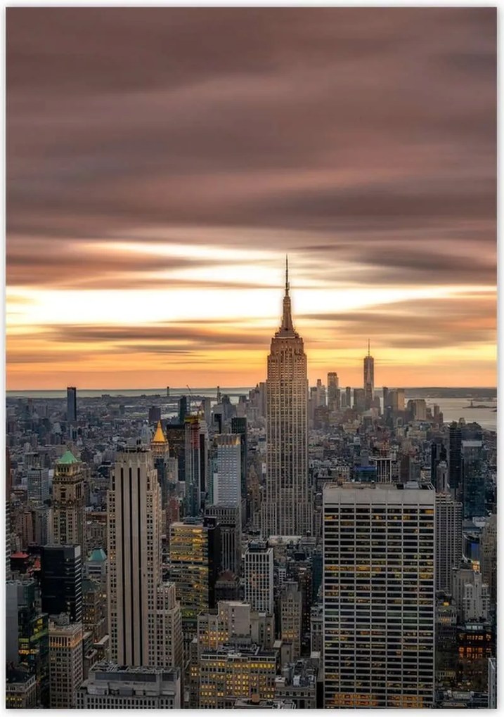 Poszterek 70x100 New York felülnézet